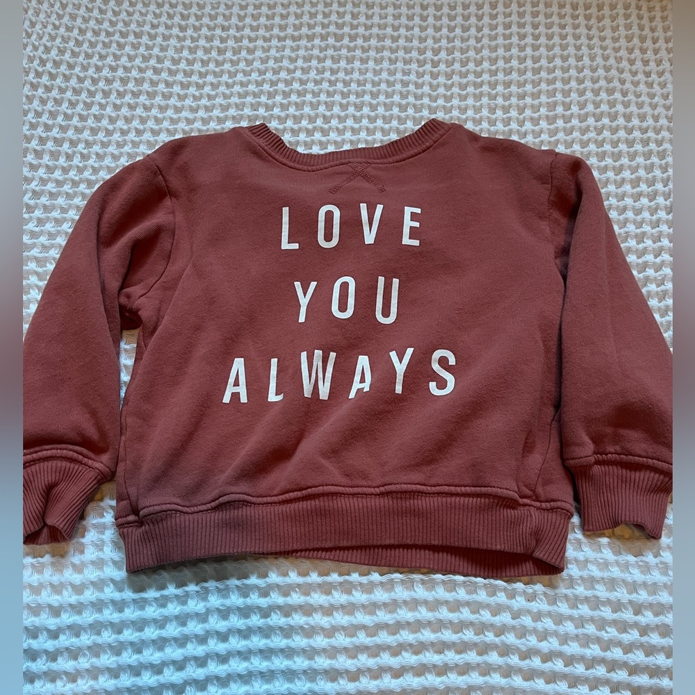 Made with mercy love you always crewneck